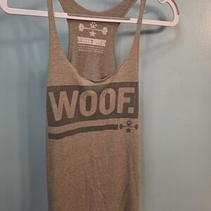 Woof Women's Tan Tank Top